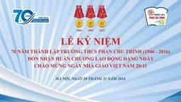 Ngày lễ lớn của trường THCS Phan Chu Trinh