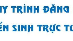 Quy trình đăng ký tuyển sinh trực tuyến