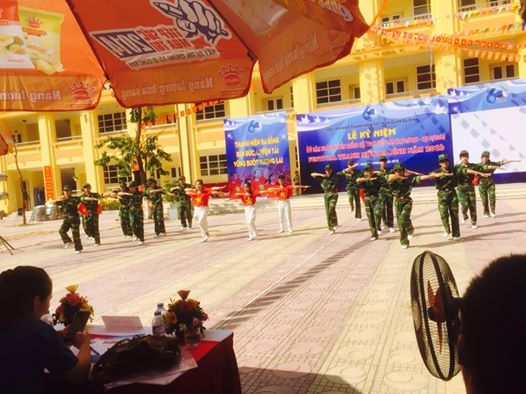 Học sinh đạt giải trong Hội thi dân vũ