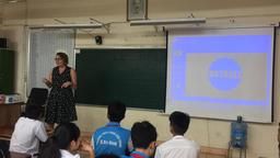 Giáo viên Úc giao lưu tại trường