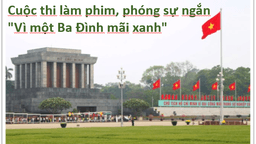 Kế hoạch số 23/KH-PGDĐT của Phòng Giáo dục và Đào tạo quận Ba Đình về tổ chức cuộc thi làm phim "Vì một Ba Đình mãi xanh"