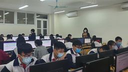 Học sinh trường THCS Phan Chu Trinh hào hứng tham gia “Đấu trường Toán học” vòng thi cấp trường năm học 2020 – 2021