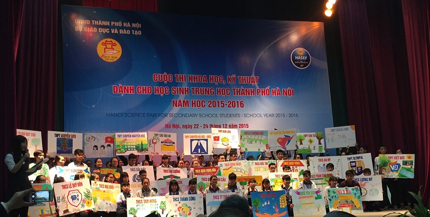 Tham gia cuộc thi khoa học, kỹ thuật dành cho học sinh