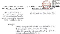 Công văn 2010/SGDĐT-QLT của Sở giáo dục về việc tổ chức triển khai công tác tuyển sinh vào lớp 10  THPT trong tình hình dịch Covid-19