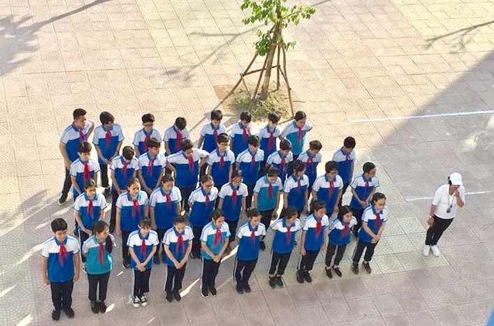 Tiết thể dục thực tập Quận