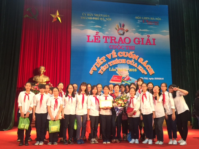 Học sinh 9B, 7A đạt giải cuộc thi “Viết về cuốn sách yêu thích”