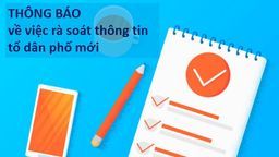 THÔNG BÁO về việc rà soát thông tin tổ dân phố mới