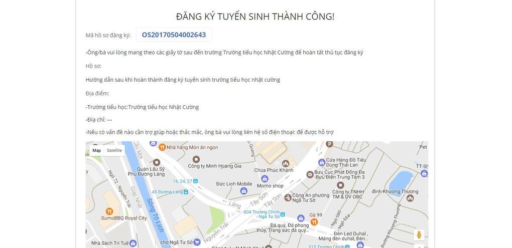 Tuyển sinh lớp 6: Hướng dẫn sử dụng dịch vụ tuyển sinh trực tuyến