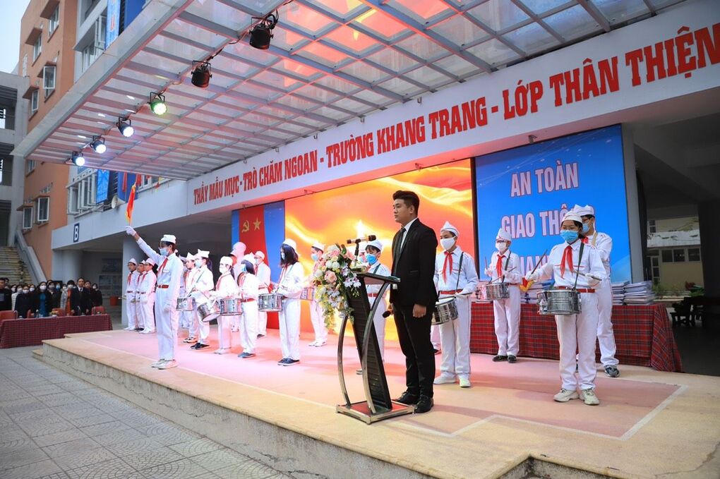 Lễ sơ kết học kỳ 1 trong học sinh  của trường THCS Phan Chu Trinh năm học 2020 – 2021