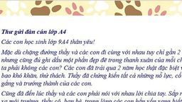 "Thư gửi đàn cún lớp A4 "