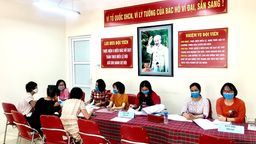 Trường THCS Phan Chu Trinh trong những ngày tuyển sinh trực tiếp vào lớp 6