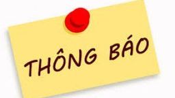 Thông báo về việc học sinh trở lại trường học