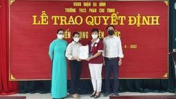 Lễ trao quyết định tuyển dụng viên chức giáo viên