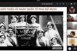 Tiết hoạt động ngoài giờ lên lớp: “xây dựng trường học thân thiện, hạnh phúc & chào mừng ngày quốc tế phụ nữ 08/03”