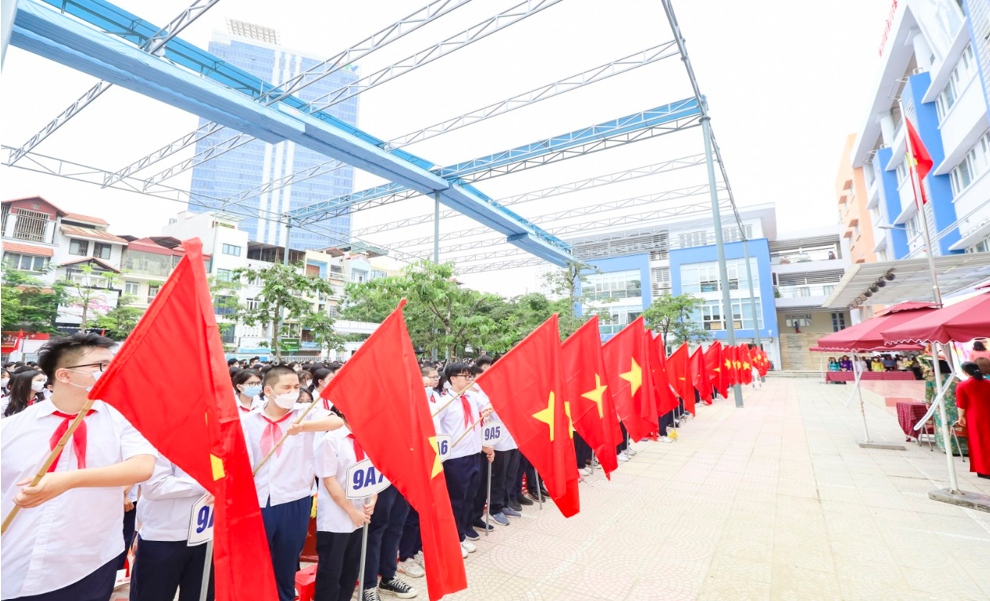 Lễ khai giảng năm học 2022-2023 của trường THCS Phan Chu Trinh