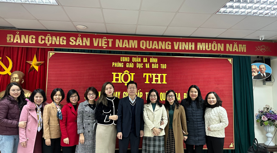 Khai mạc hội thi giáo viên dạy giỏi cấp THCS quận Ba Đình tại trường THCS Phan Chu Trinh