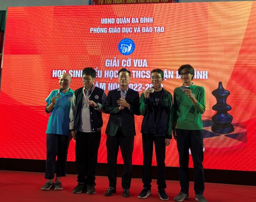 Giải thi đấu cờ vua học sinh quận Ba Đình - bậc THCS
