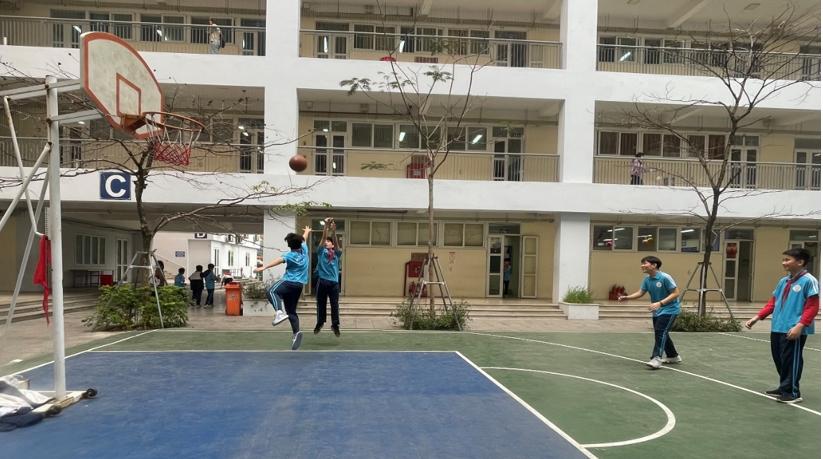 Học sinh Phan Phu Trinh - vận động khỏe mạnh, rèn luyện kĩ năng