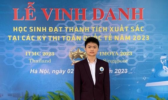 Vinh danh học sinh đạt thành tích xuất sắc tại các kỳ thi Toán Quốc tế năm 2023