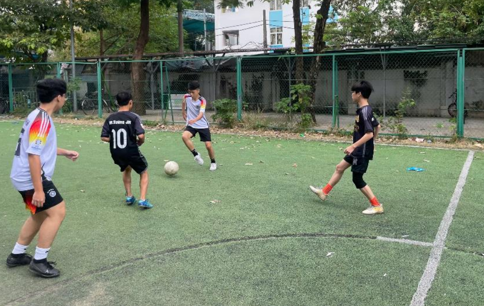 Trận đấu hấp dẫn giữa đội tuyển 9A10 và đội tuyển 9A7 khép lại với chiến thắng 2-0