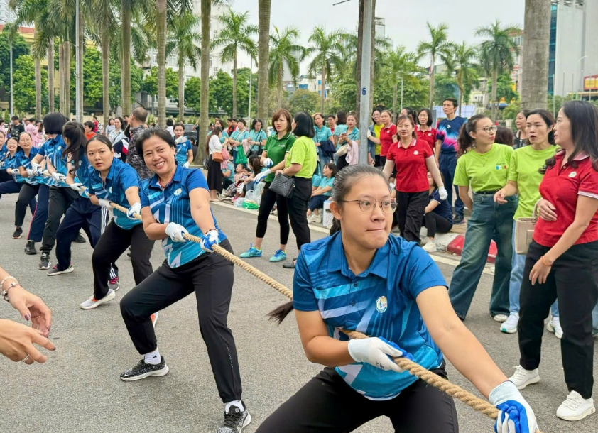 Sôi nổi Hội khoẻ công nhân viên chức, người lao động quận Ba Đình năm 2024