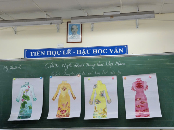 Ứng dụng công nghệ AI vào tiết chuyên đề môn Mĩ thuật 7