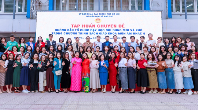Điểm sáng trong tổ chức chuyên đề Âm nhạc lớp 9