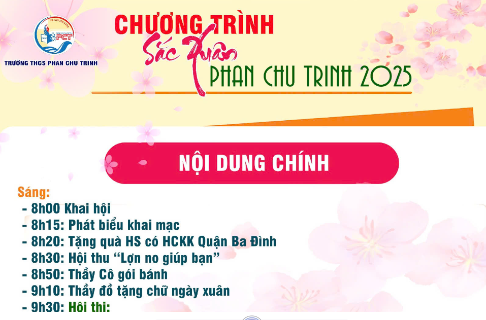 Sắp diễn ra: Chương trình "Sắc xuân" Phan Chu Trinh 2025