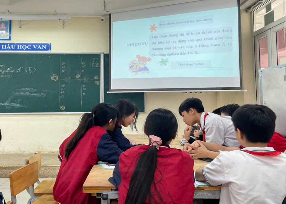 Hào hứng và sôi nổi với tiết dạy chuyên đề Lịch sử