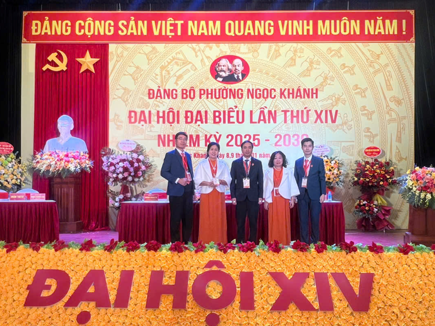 Đại hội Đại biểu Đảng bộ phường Ngọc Khánh lần thứ XIV: Bước ngoặt mới trong công cuộc xây dựng và phát triển toàn diện của phường Ngọc Khánh