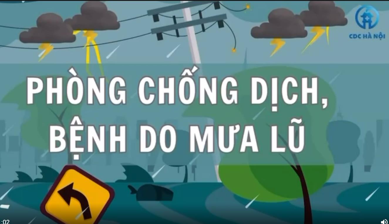 Phòng chống dịch bệnh do mưa lũ