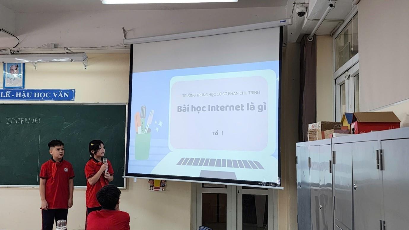 ​Nâng cao kỹ năng số qua tiết Chuyên đề "Internet"