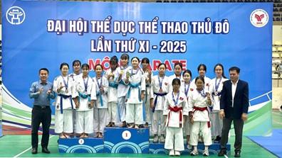 Trường THCS Phan Chu Trinh tự hào học sinh Nguyễn An Khanh đạt Huy chương Đồng môn Karate tại Đại hội TDTT Thủ đô lần thứ XI