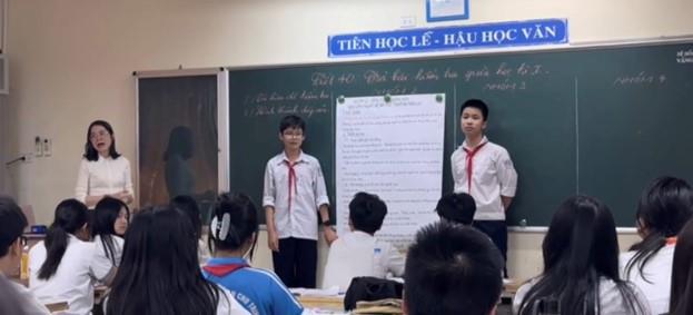 Nâng cao chất lượng dạy học từ tiết trả bài sáng tạo của cô và trò 8A9