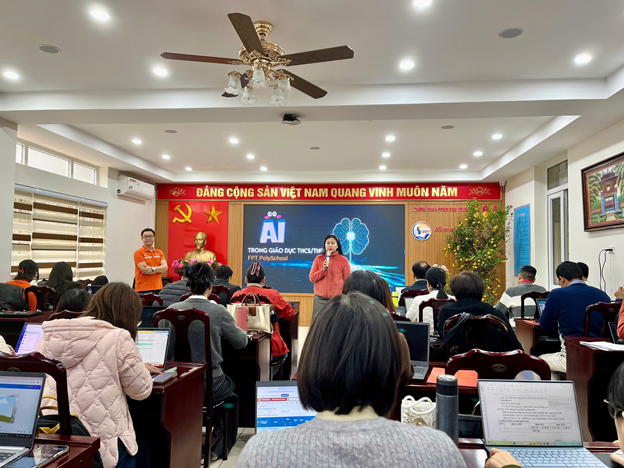 Tập huấn công nghệ AI: Nâng cao hiệu suất giảng dạy cho giáo viên THCS