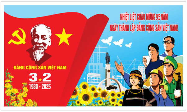 Kỷ niệm 95 năm Ngày thành lập Đảng Cộng sản Việt Nam (3/2/1930 - 3/2/2025)