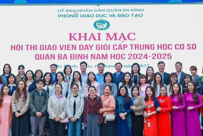 Tỏa sáng tài năng: Hội thi Giáo viên giỏi quận Ba Đình năm học 2024 – 2025