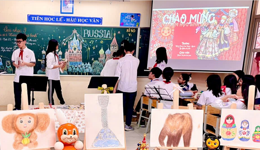 Tiết chuyên đề âm nhạc “Tiếng hát hòa bình” – Giai điệu kết nối yêu thương
