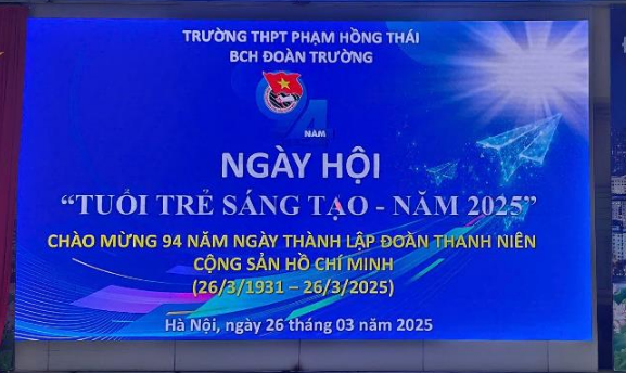 Học sinh lớp 9 tham dự ngày hội “Tuổi trẻ sáng tạo”