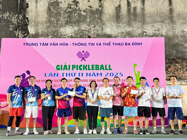 Trường THCS Phan Chu Trinh xuất sắc với 1 huy chương vàng và 1 huy chương bạc- Giải Pickleball Quận Ba Đình lần thứ II, năm 2025