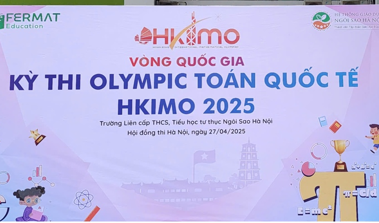 Trường THCS Phan Chu Trinh tham dự vòng thi quốc gia kỳ thi OLYMPIC Toán Quốc Tế HKIMO 2025