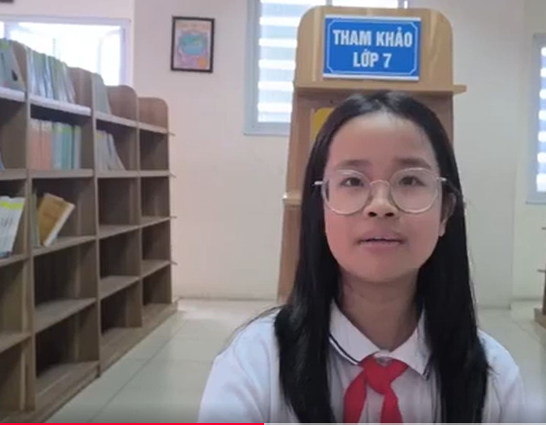 Cuộc thi “Đại sứ văn hóa đọc thành phố Hà Nội năm 2025” – Video dự thi của học sinh Hoàng Cẩm Linh – 6A1