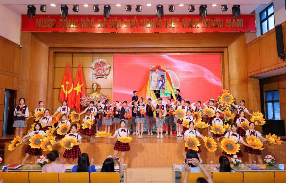 Trường THCS Phan Chu Trinh đạt giải Nhất tại Liên hoan tuyên truyền ca khúc măng non quận Ba Đình năm 2025
