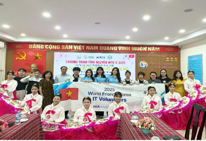 Chương trình giao lưu Văn hóa – Công nghệ thông tin với tình nguyện viên Hàn Quốc