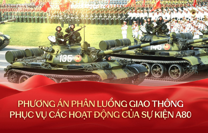 Công an Hà Nội điều chỉnh thời gian cấm đường để phục vụ diễu binh dịp 2/9