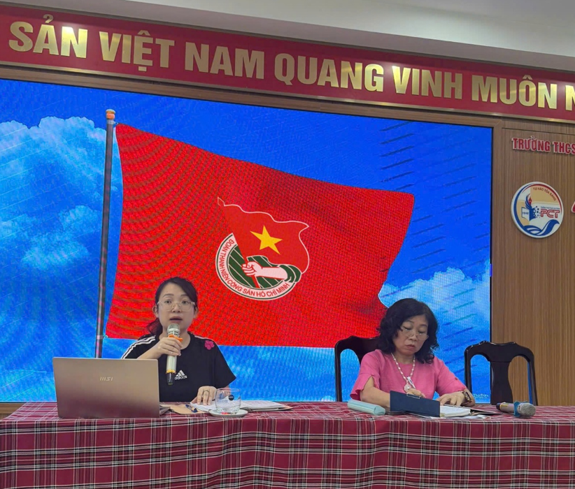 Sức trẻ Phan Chu Trinh – Vững bước năm học mới: Chi đoàn Trường THCS Phan Phu Trinh tổ chức cuộc họp triển khai nhiệm vụ đầu năm học 2025–2026