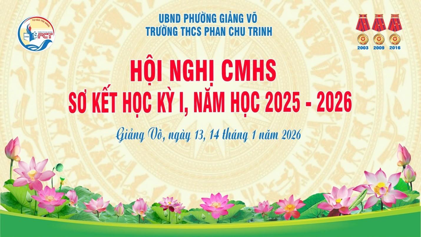 Chung tay vì sự trưởng thành của học sinh: Hội nghị Cha mẹ học sinh học kì I