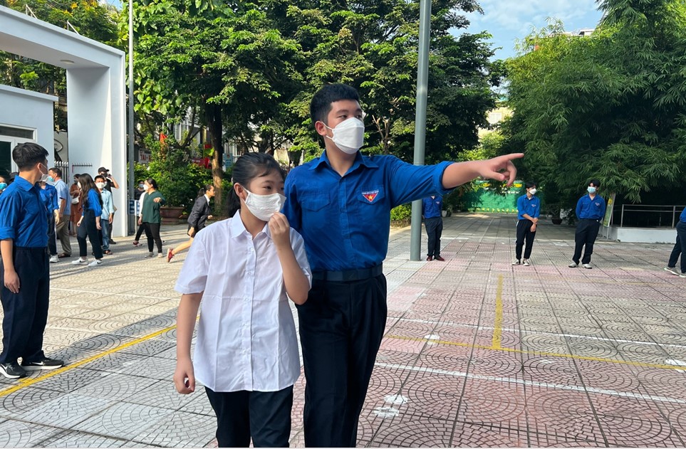 Trường THCS Phan Chu Trinh chào đón học sinh lớp 6 năm học 2022-2023