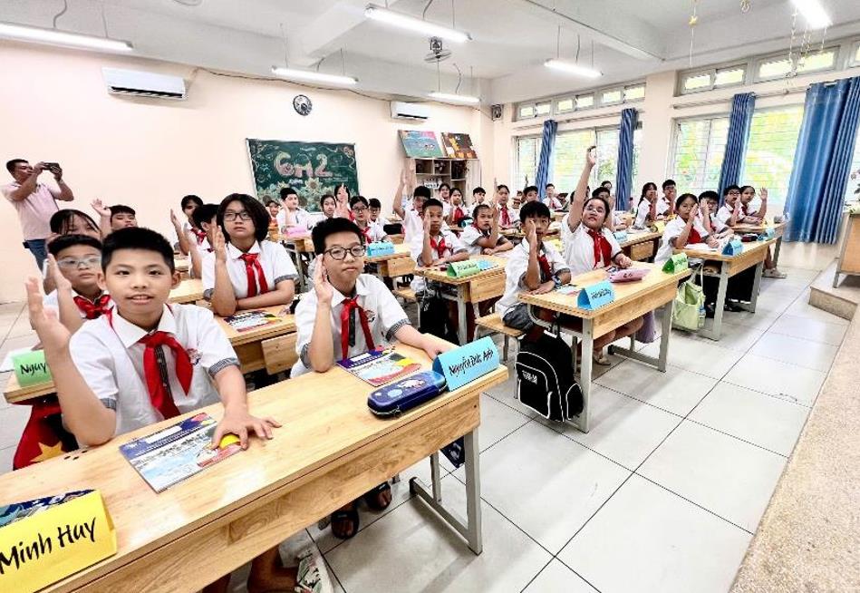 Tiết học bổ ích, thú vị đầu năm học 2025-2026 của Trường THCS Phan Chu Trinh.
