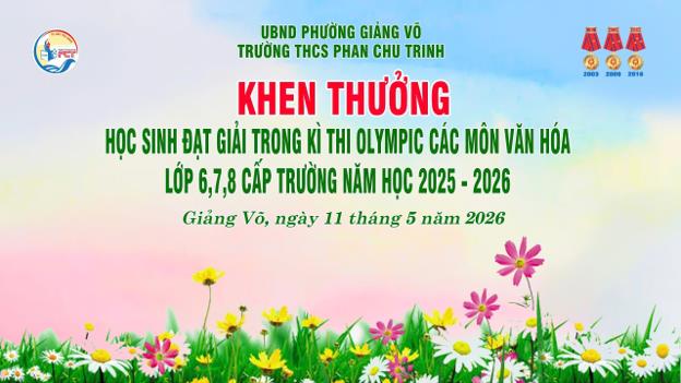 Vinh danh những tài năng của trường Phan
